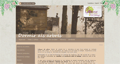 Desktop Screenshot of cabanesalsarbres.com